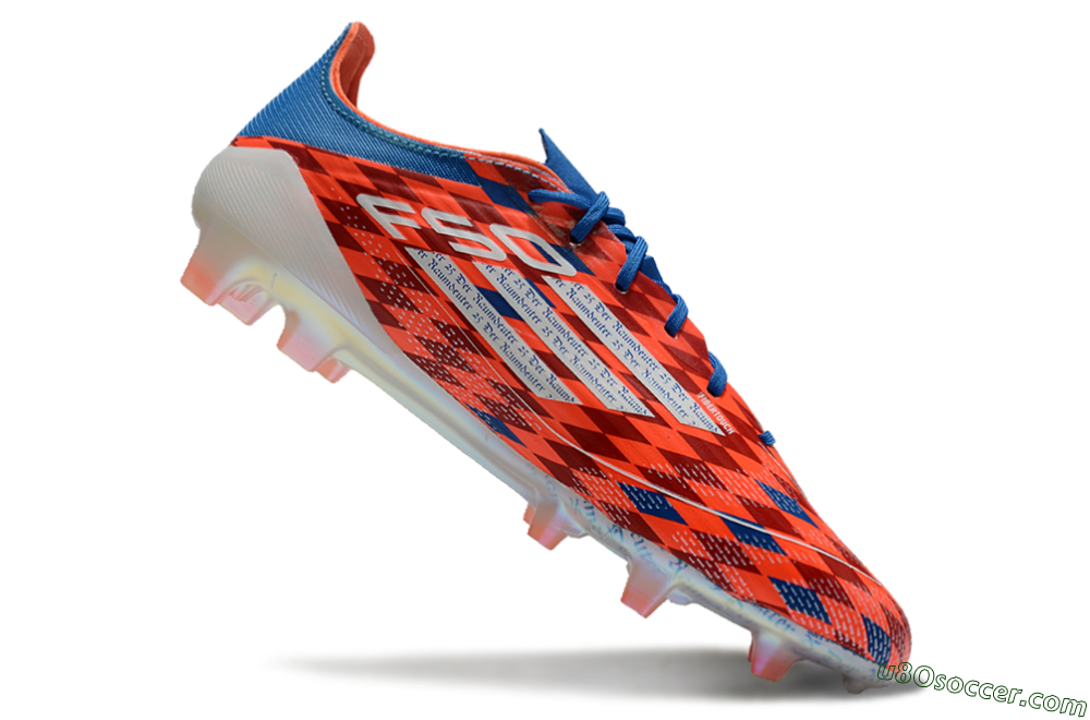 Adidas F50 Elite FG Firm Ground Soccer Cleats - Red/White/Blue 4