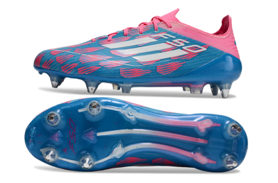 Adidas F50 Elite SG Soft Ground Soccer Cleats - Blue/Pink
