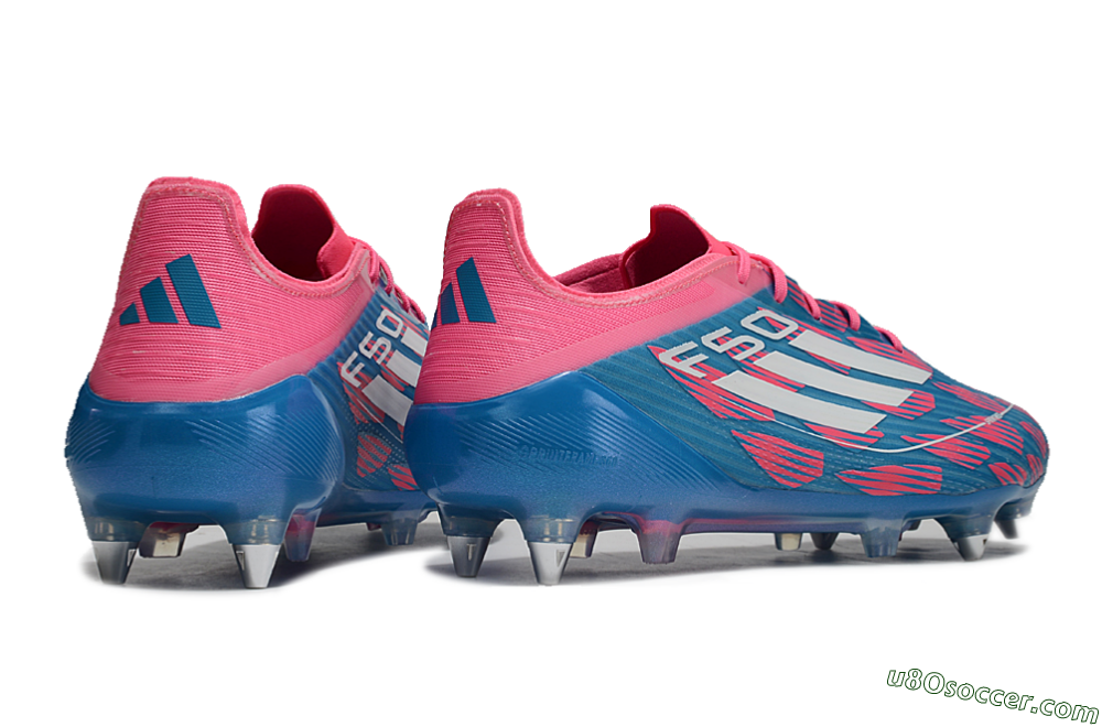 Adidas F50 Elite SG Soft Ground Soccer Cleats - Blue/Pink 6