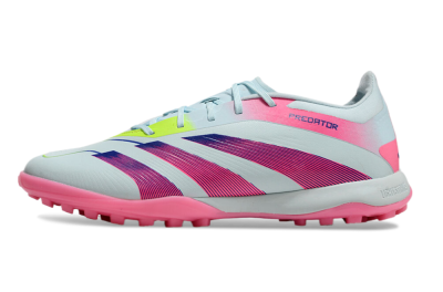 Adidas Predator 24 Elite TF Artificial Turf Soccer Shoes - Jade/Pink/Yellow