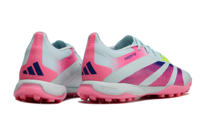 Adidas Predator 24 Elite TF Artificial Turf Soccer Shoes - Jade/Pink/Yellow