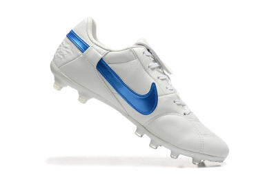 Nike The Premier 3 FG Firm Ground Soccer Cleats - Beige/Blue/White