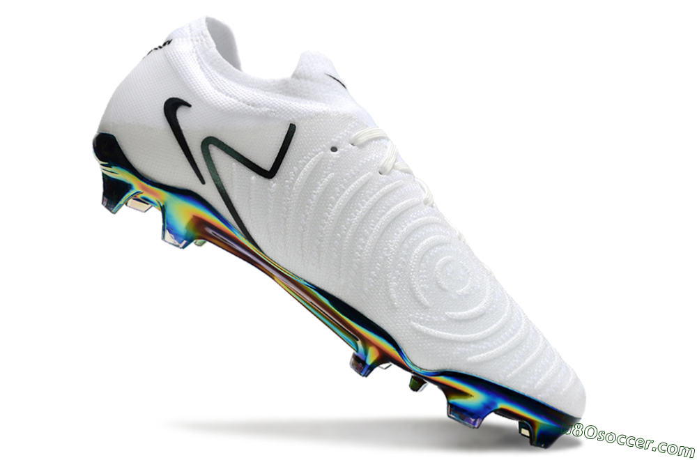 Nike Phantom Luna Elite FG Firm Ground Soccer Cleats - White/Black/Gold 4