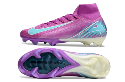 Nike Air Zoom Mercurial Superfly 10 Elite FG Firm Ground Soccer Cleats - Purple/Green