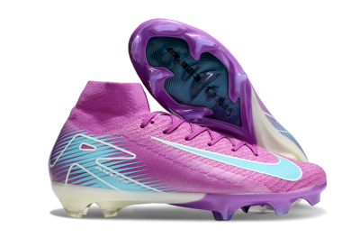 Nike Air Zoom Mercurial Superfly 10 Elite FG Firm Ground Soccer Cleats - Purple/Green