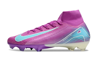 Nike Air Zoom Mercurial Superfly 10 Elite FG Firm Ground Soccer Cleats - Purple/Green