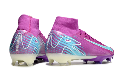 Nike Air Zoom Mercurial Superfly 10 Elite FG Firm Ground Soccer Cleats - Purple/Green