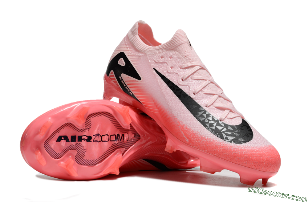 Nike Air Zoom Mercurial Vapor 16 Elite FG Firm Ground Soccer Cleats - Pink/Red/Black 3