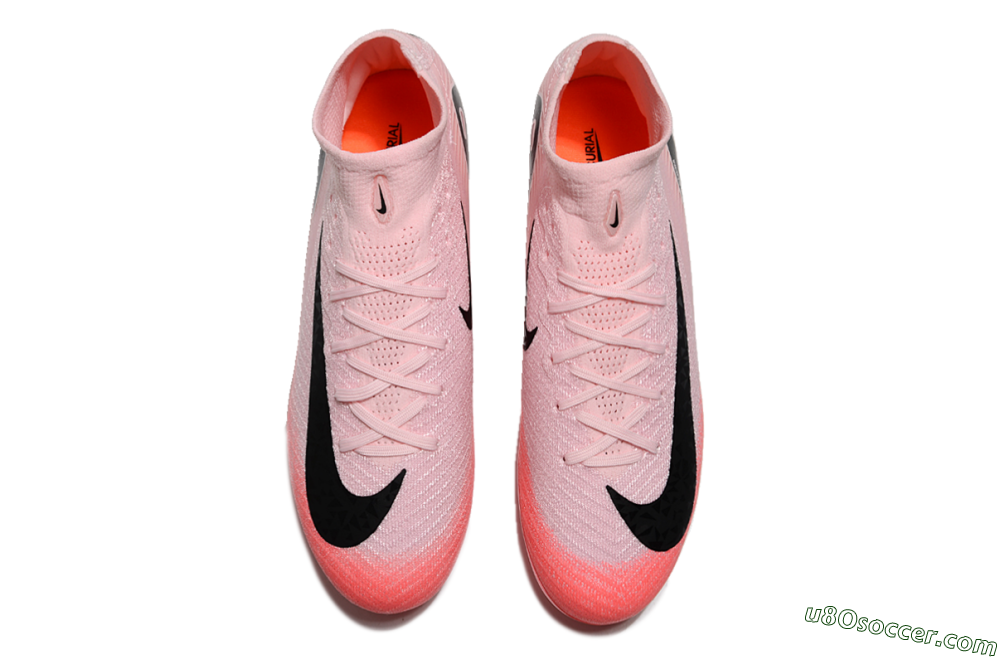 Nike Air Zoom Mercurial Superfly 10 Elite FG Firm Ground Soccer Cleats - Pink/Red/Black 4