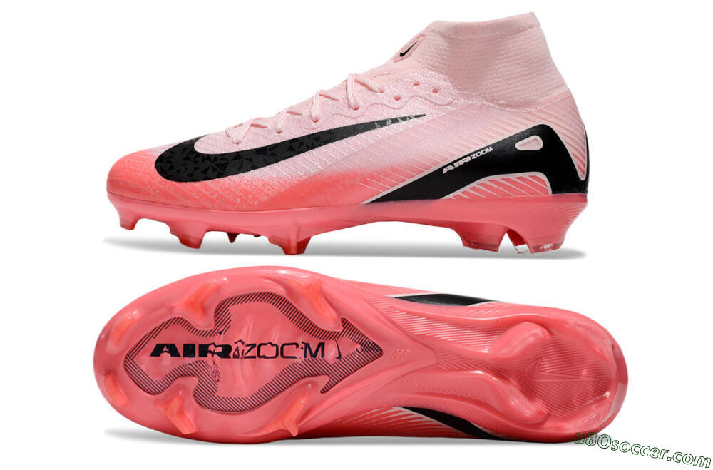 Nike Air Zoom Mercurial Superfly 10 Elite FG Firm Ground Soccer Cleats - Pink/Red/Black 0