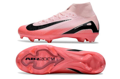 Nike Air Zoom Mercurial Superfly 10 Elite FG Firm Ground Soccer Cleats - Pink/Red/Black