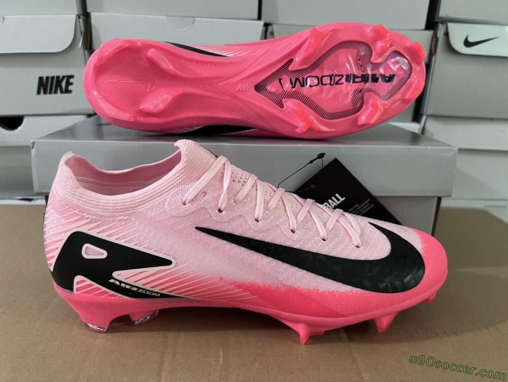 Nike Air Zoom Mercurial Vapor 16 Elite FG Firm Ground Soccer Cleats - Pink/Red/Black