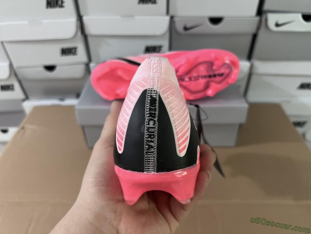 Nike Air Zoom Mercurial Vapor 16 Elite FG Firm Ground Soccer Cleats - Pink/Red/Black