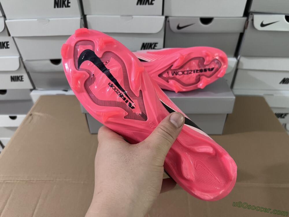 Nike Air Zoom Mercurial Vapor 16 Elite FG Firm Ground Soccer Cleats - Pink/Red/Black