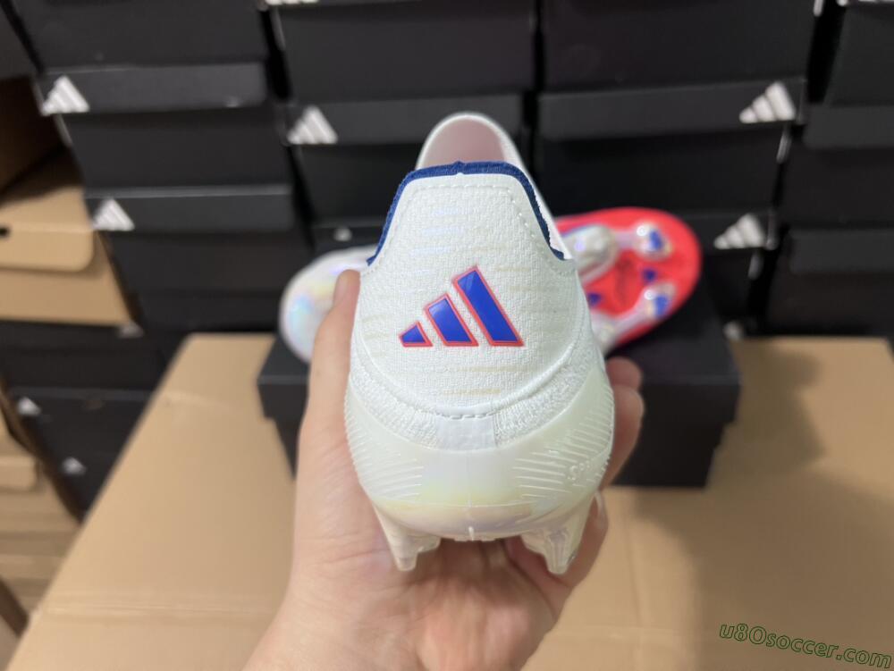 Adidas F50+ Lightstrike Pro Laceless FG Firm Ground Soccer Cleats - Red/White/Blue