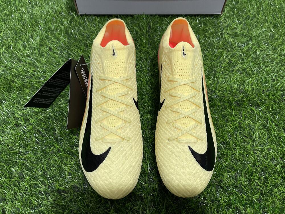 Nike Air Zoom Mercurial Vapor 16 Elite AG Artificial Grass Soccer Cleats - Yellow/Black/Orange