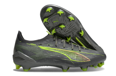 Puma Ultra Ultimate FG Firm Ground Soccer Cleats - Oliver Green/Yellow