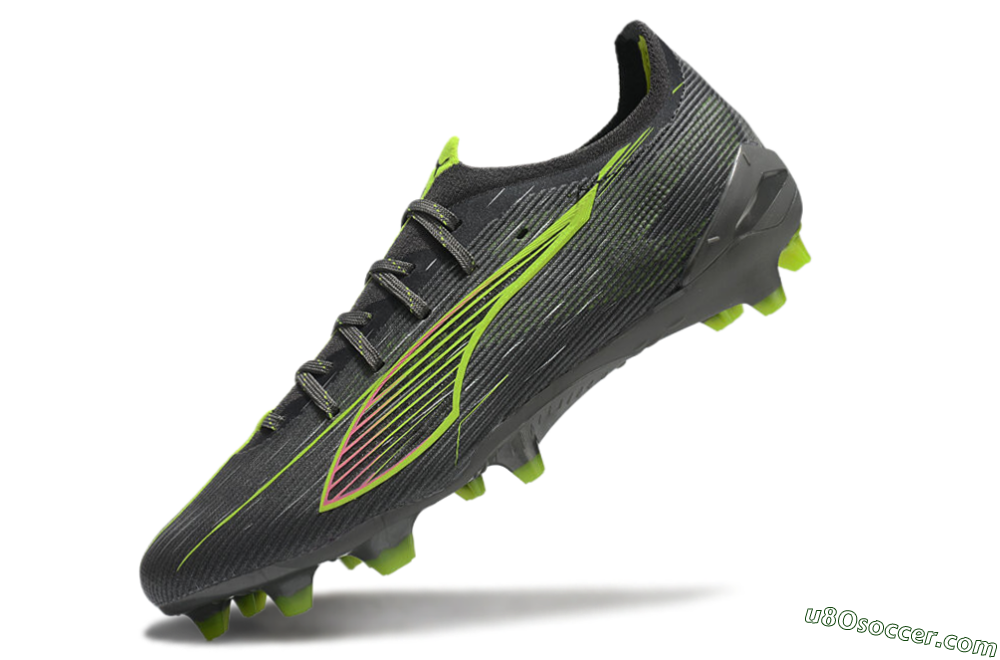 Puma Ultra Ultimate FG Firm Ground Soccer Cleats - Oliver Green/Yellow 4