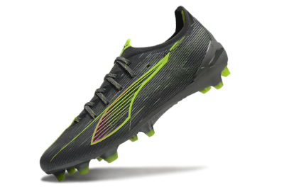 Puma Ultra Ultimate FG Firm Ground Soccer Cleats - Oliver Green/Yellow