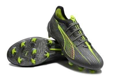 Puma Ultra Ultimate FG Firm Ground Soccer Cleats - Oliver Green/Yellow