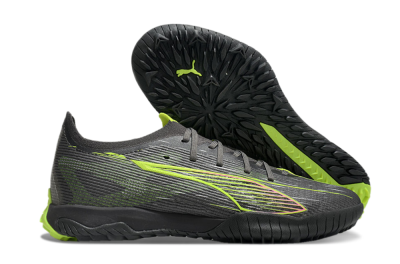 Puma Ultra Ultimate TF Artificial Turf Soccer Shoes - Oliver Green/Yellow