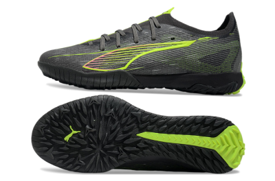Puma Ultra Ultimate TF Artificial Turf Soccer Shoes - Oliver Green/Yellow