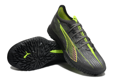 Puma Ultra Ultimate TF Artificial Turf Soccer Shoes - Oliver Green/Yellow