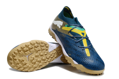 Puma x Neymar Future 7 Ultimate bna TF Artificial Turf Soccer Shoes - Blue/Yellow/Green