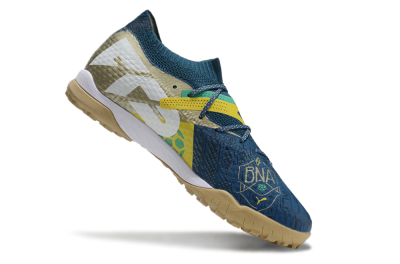 Puma x Neymar Future 7 Ultimate bna TF Artificial Turf Soccer Shoes - Blue/Yellow/Green