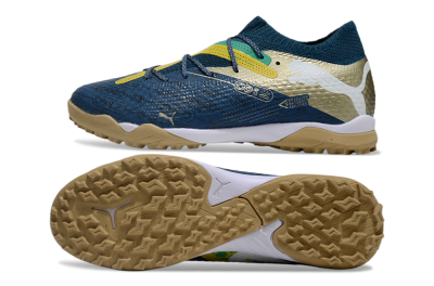 Puma x Neymar Future 7 Ultimate bna TF Artificial Turf Soccer Shoes - Blue/Yellow/Green