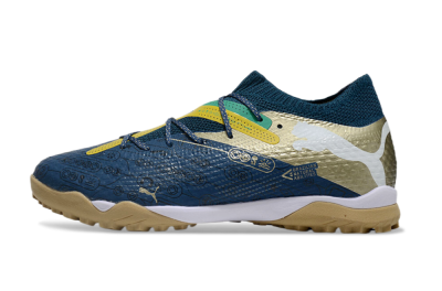 Puma x Neymar Future 7 Ultimate bna TF Artificial Turf Soccer Shoes - Blue/Yellow/Green