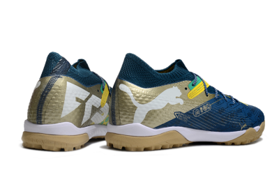 Puma x Neymar Future 7 Ultimate bna TF Artificial Turf Soccer Shoes - Blue/Yellow/Green