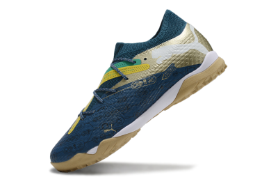 Puma x Neymar Future 7 Ultimate bna TF Artificial Turf Soccer Shoes - Blue/Yellow/Green