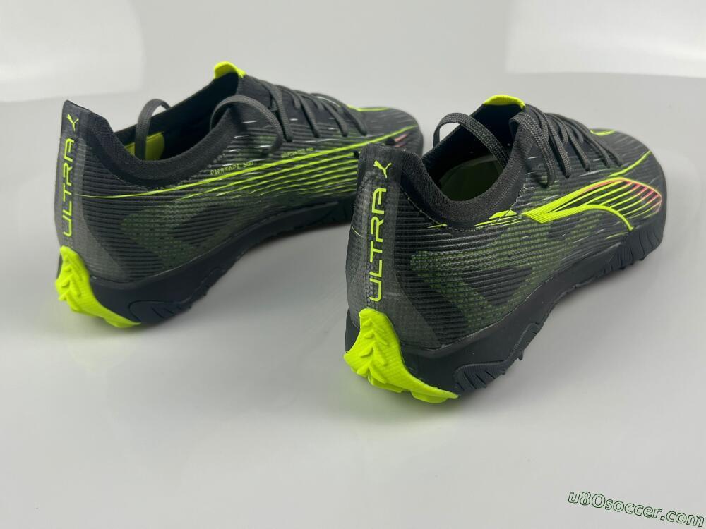 Puma Ultra Ultimate TF Artificial Turf Soccer Shoes - Oliver Green/Yellow