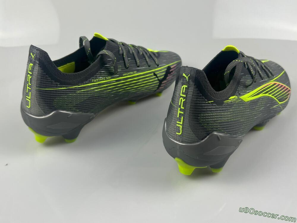 Puma Ultra Ultimate FG Firm Ground Soccer Cleats - Oliver Green/Yellow
