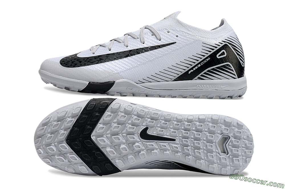 Nike Air Zoom Mercurial Vapor 16 Elite Artificial Turf Soccer Cleats - White/Black 0
