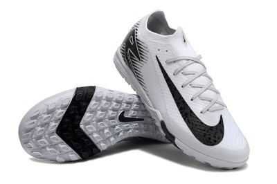 Nike Air Zoom Mercurial Vapor 16 Elite Artificial Turf Soccer Cleats - White/Black