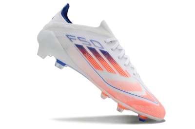 Adidas F50 Elite Firm Ground Soccer Cleats - Pink/White/Blue