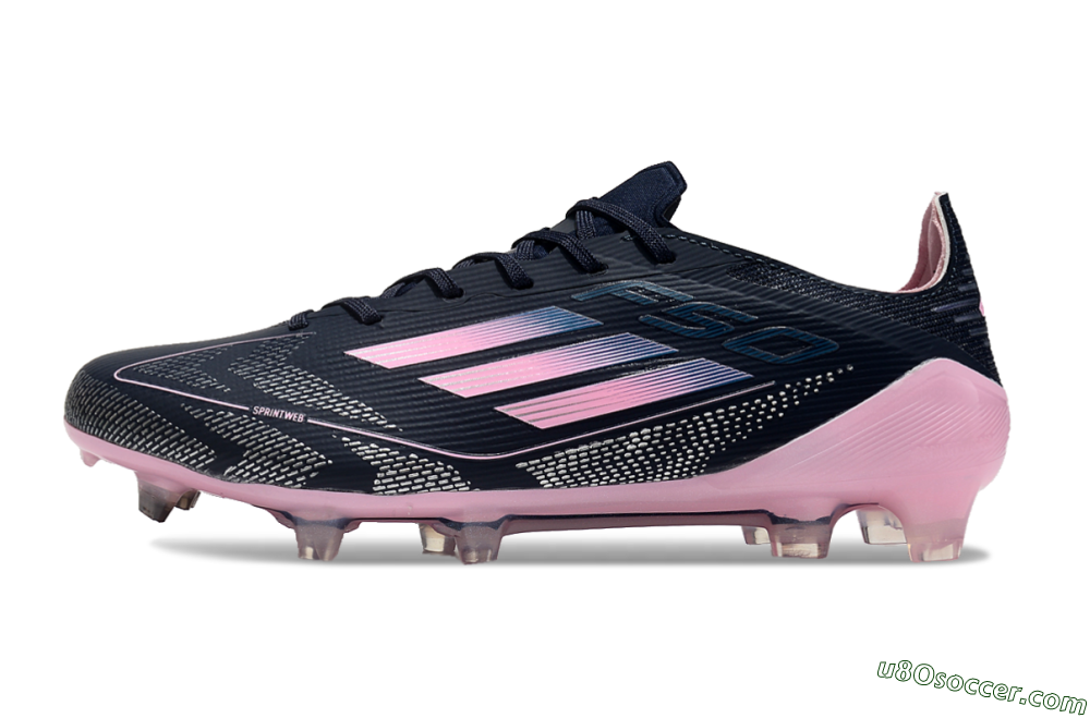 Adidas F50 Elite FG Firm Ground Soccer Cleats - Blue/Pink 2