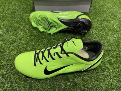Ronaldo x Nike R9 Mercurial Vapor 3 FG Firm Ground Soccer Cleats - Green/Black