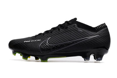 Nike Air Zoom Mercurial Vapor 15 Elite FG Firm Ground Soccer Cleats - Black/White/Yellow