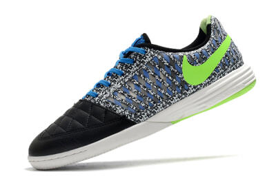 Nike Lunar Gato 2 IC Indoor & Futsal Soccer Shoes - Black/Blue/Yellow