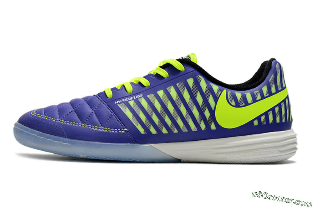 Nike Lunar Gato 2 IC Indoor & Futsal Soccer Shoes - Blue/Yellow/White 2
