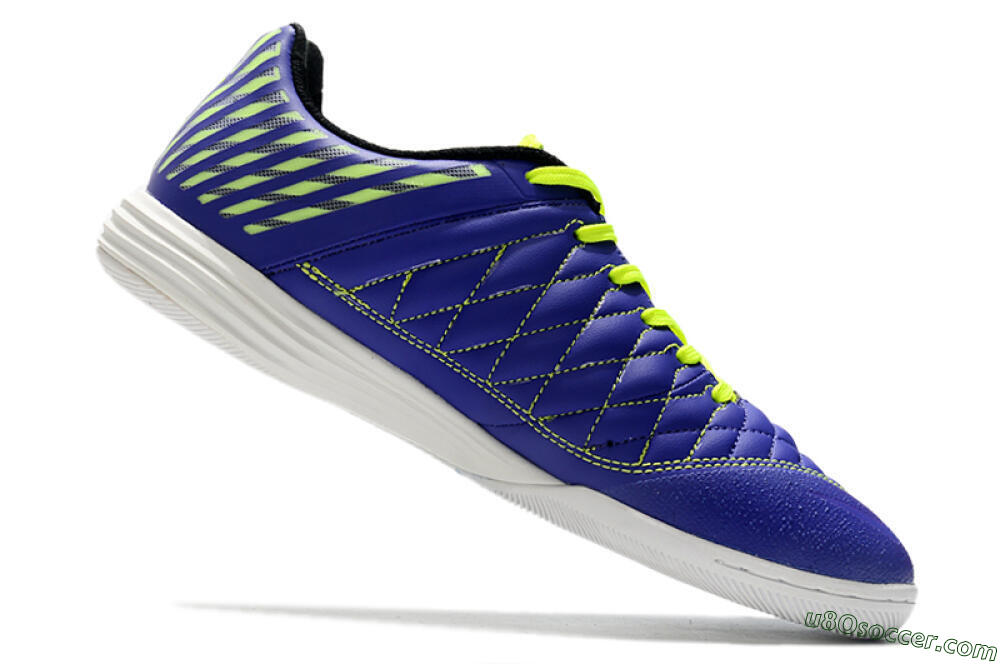 Nike Lunar Gato 2 IC Indoor & Futsal Soccer Shoes - Blue/Yellow/White 4