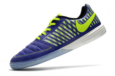 Nike Lunar Gato 2 IC Indoor & Futsal Soccer Shoes - Blue/Yellow/White