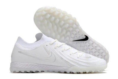 Nike Phantom GX 2 Elite TF Artificial Turf Soccer Shoes - White/Beige/Black