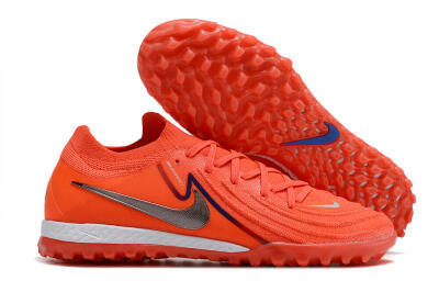 Nike Phantom GX 2 Elite TF Artificial Turf Soccer Shoes - Red/Silver/Blue