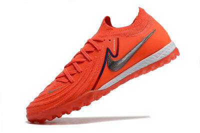 Nike Phantom GX 2 Elite TF Artificial Turf Soccer Shoes - Red/Silver/Blue