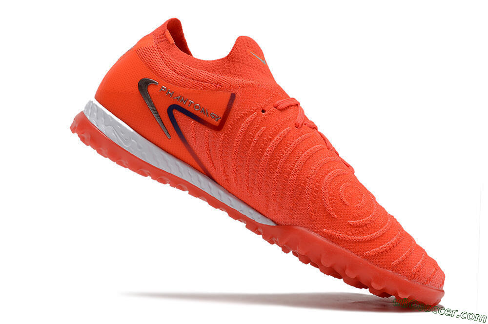 Nike Phantom GX 2 Elite TF Artificial Turf Soccer Shoes - Red/Silver/Blue 4