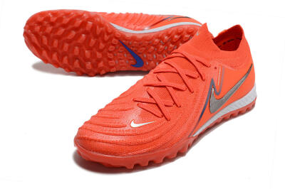 Nike Phantom GX 2 Elite TF Artificial Turf Soccer Shoes - Red/Silver/Blue